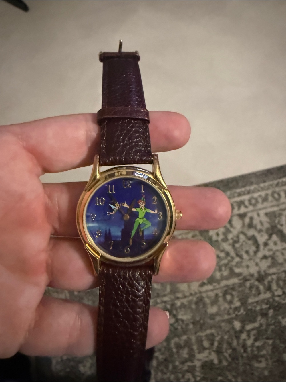 Disney Peter Pan 45th Anniversary Limited Edition Watch 1027/3500 Vintage